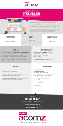 Int&eacute;grateur web