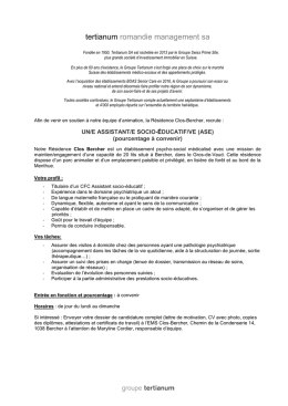 tertianum romandie management sa