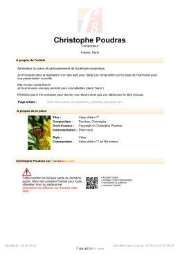 Valse d`&eacute;t&eacute; n&deg;7 - Free