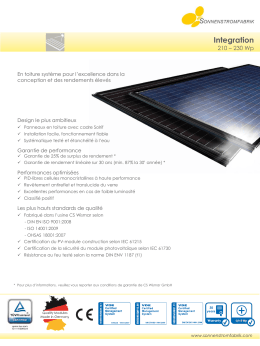 Integration - Sonnenstromfabrik