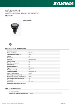 REFLED PAR20 DIM 500LM 7.5W 830 25° SL