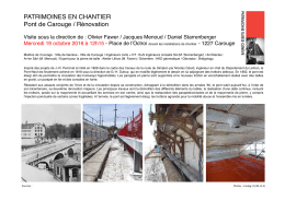 Flyer Patrimoine CH - sia section gen&egrave;ve