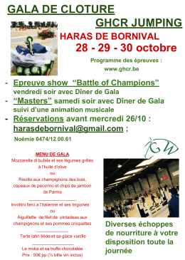 Affiche Gala Cloture