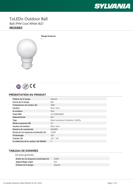 Ball IP44 Cool White B22