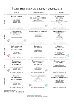 Menu PDF