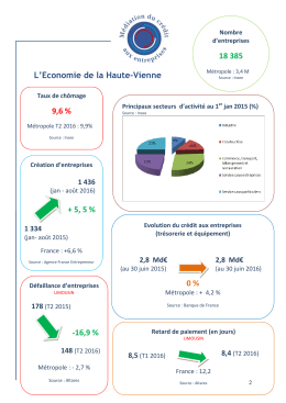 Rapport d`activit&eacute; de la M&eacute;diation du cr&eacute;dit aux entreprises
