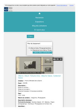 Exporter la notice d&eacute;taill&eacute;e (Maximum 250 r&eacute;sultats)