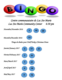 Centre communautaire de Lac Ste-Marie Lac Ste