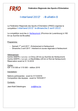 Interland 2017 - Bulletin 0