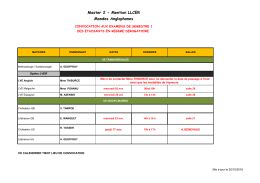 M2 Anglais