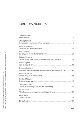 Table des matières (Fichier pdf, 169 Ko)