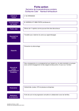 Fiche action - Académie d`Amiens