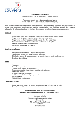 Louviers Recrute - Ville de Louviers