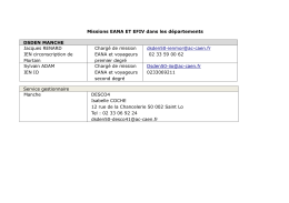 Missions EANA ET EFIV dans les d&eacute;partements DSDEN MANCHE