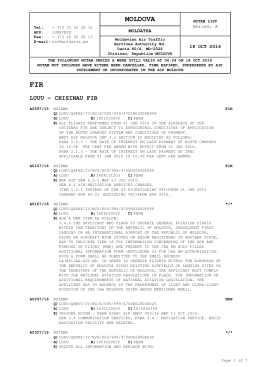 summary of notam