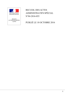 RAA r&eacute;gional sp&eacute;cial du 18 octobre 2016 PDF