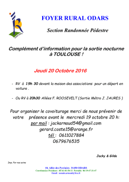 foyer rural odars - Foyer Rural d`Odars