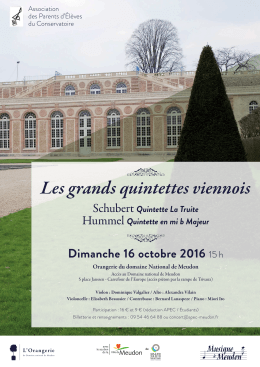 Les grands quintettes viennois
