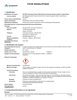 fiche signal&eacute;tique - Georgia
