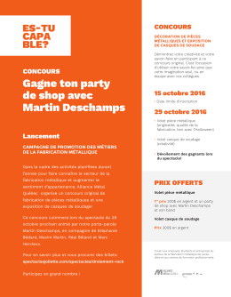 Concours PARTY DE SHOP