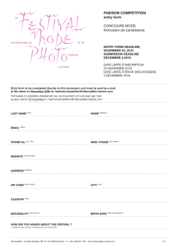 2) the registration form