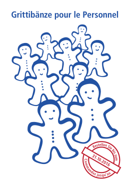 Grittibänze pour le Personnel