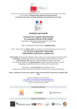 Invitation personnelle