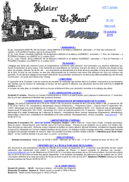 T&eacute;l&eacute;charger le kele&iuml;er de la semaine