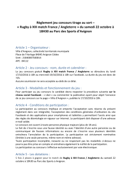 Le règlement