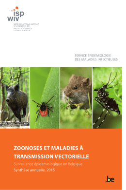 Zoonoses et maladies à transmission vectorielle - WIV-ISP