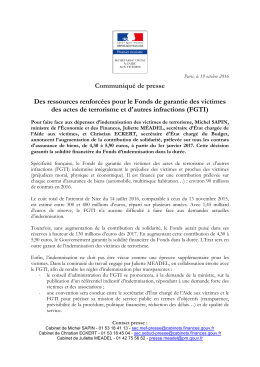 Des ressources renforcées pour le Fonds de