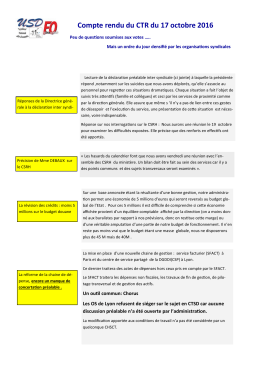 Acc&eacute;der &agrave; la rubrique