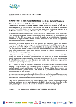Téléchargez le communiqué de presse