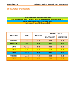 210 - A&eacute;roport B&eacute;ziers Cap d`Agde