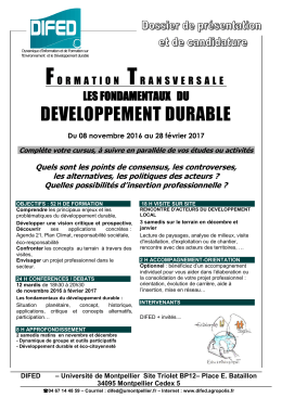 dossier d`inscription