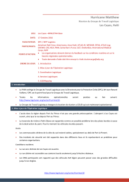 file - Logistics Cluster
