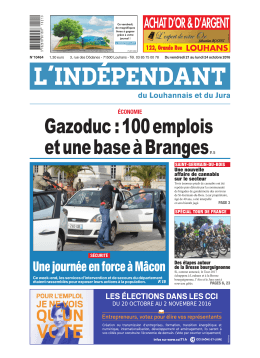 Gazoduc : 100 emplois et une base &agrave; Branges P. 5