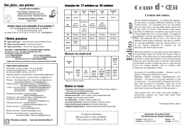 Téléchargez le Coup d`Oeil n°1250 - Paroisse de Levallois