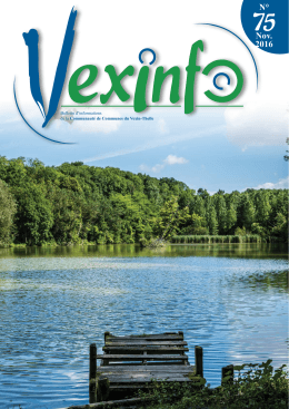 75N° Nov. 2016 - Communauté de Communes du Vexin