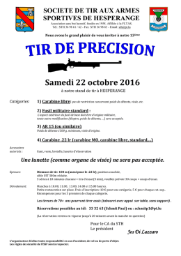 SOCIETE DE TIR AUX ARMES