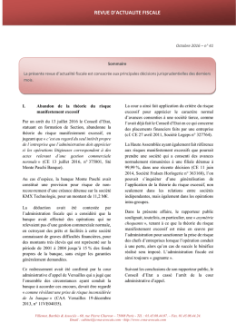 Lire la suite - Cabinet Villemot Barth&egrave;s et Associ&eacute;s