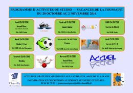 Télécharger le programme