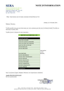 ote information test à la fumée - Saint-Denis-en-Val