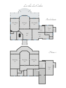 Visualisez les interieurs de la villa