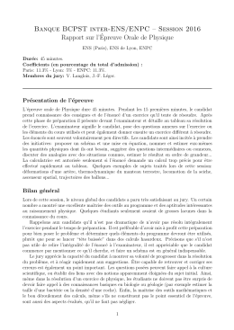 Rapport - banques