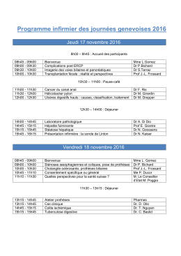 Programme infirmier