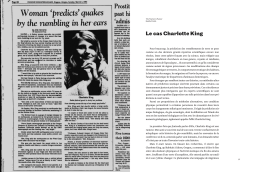 Le cas Charlotte King - Gaëlle CINTRÉ