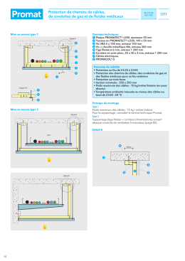 5311 Protection de chemins de c&acirc;bles, de conduites de