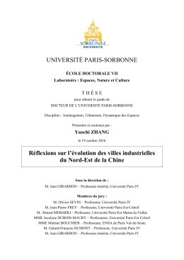 Position de th&egrave;se - Universit&eacute; Paris
