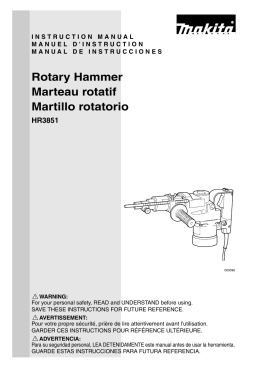 Rotary Hammer Marteau rotatif Martillo rotatorio